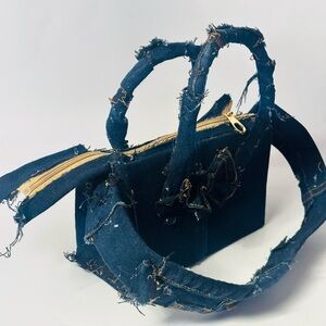 Blue Mini Bag with Durable Design and Utility Features